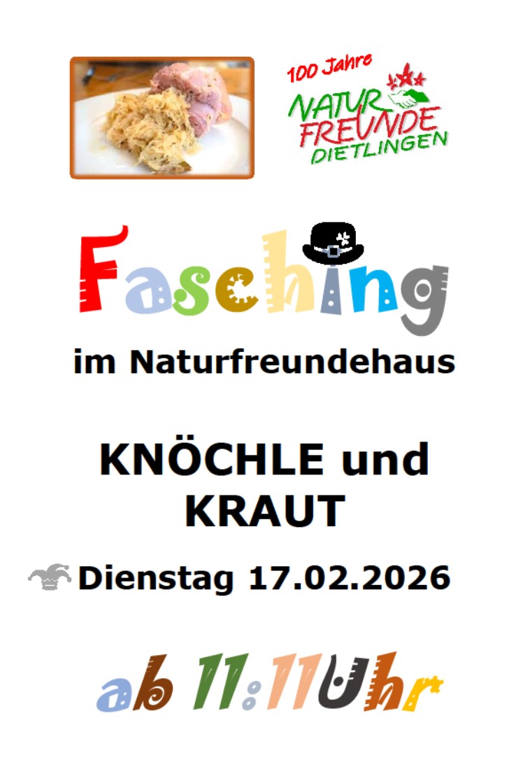 Knöchle und Kraut im NFH