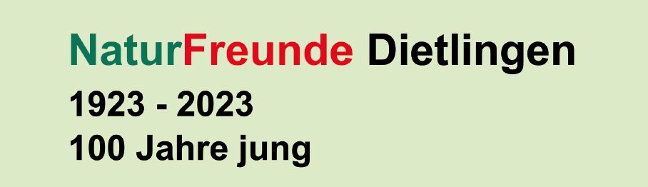 Logo 100 Jahre Naturfreunde Dietlingen