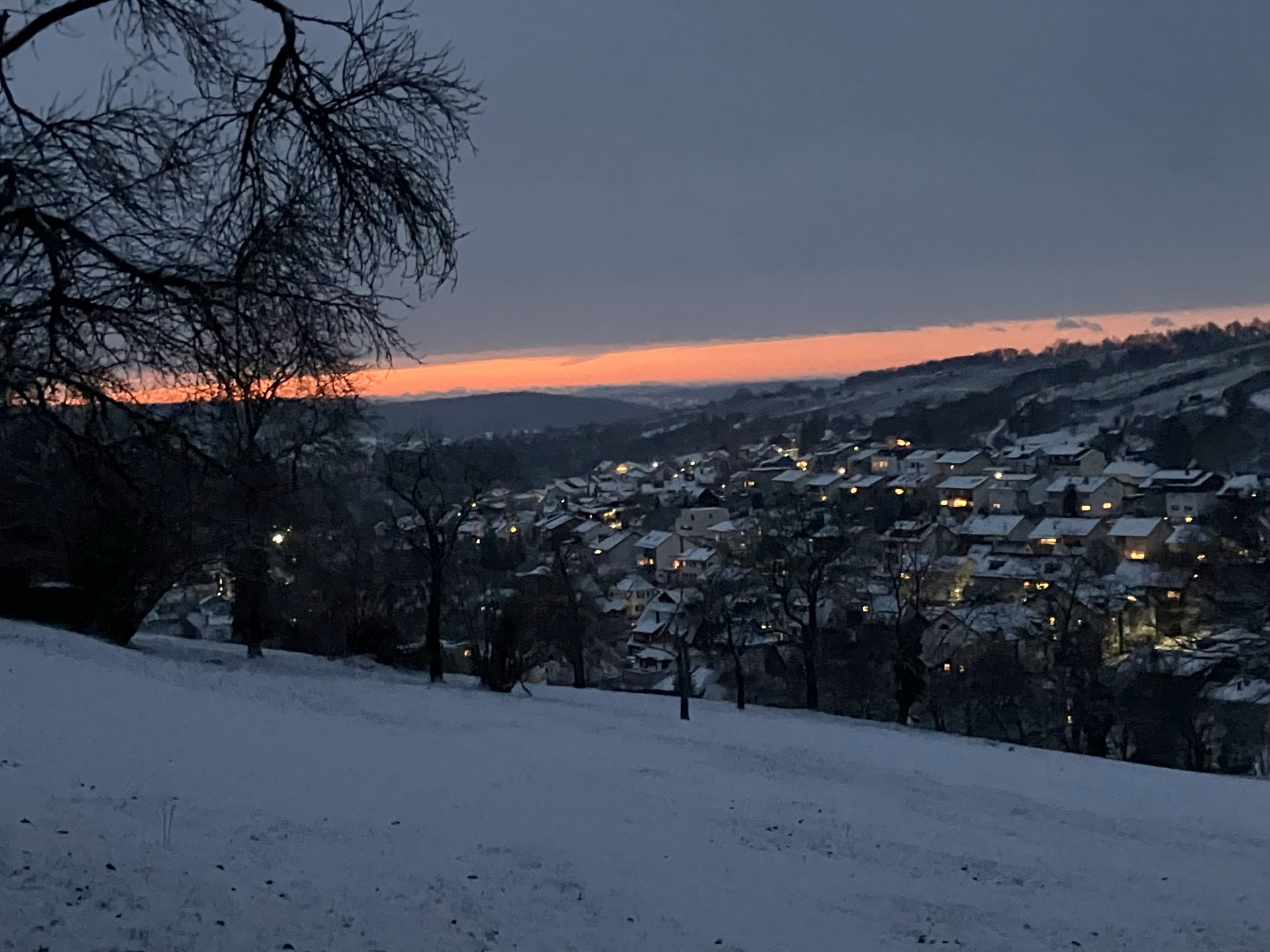 Blick vom Roemerberg Blick vom Roemerberg im Winter
